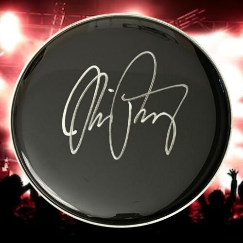 GFA DREAM THEATER DRUMMER * MIKE PORTNOY * SIGNED 10″ DRUMHEAD COA COLLECTIBLE MEMORABILIA