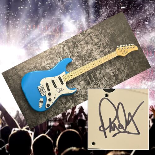 GFA JON BON JOVI GUITARIST * PHIL X * SIGNED ELECTRIC GUITAR PROOF COA COLLECTIBLE MEMORABILIA