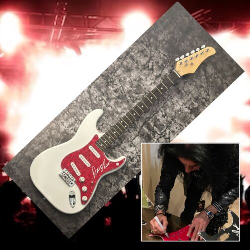GFA LONDON METAL BAND * NADIR D’PRIEST * SIGNED ELECTRIC GUITAR PROOF COA COLLECTIBLE MEMORABILIA