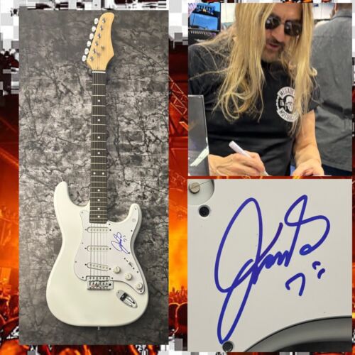 GFA MEGADETH BAND BASSIST * JAMES LOMENZO * SIGNED ELECTRIC GUITAR PROOF COA COLLECTIBLE MEMORABILIA