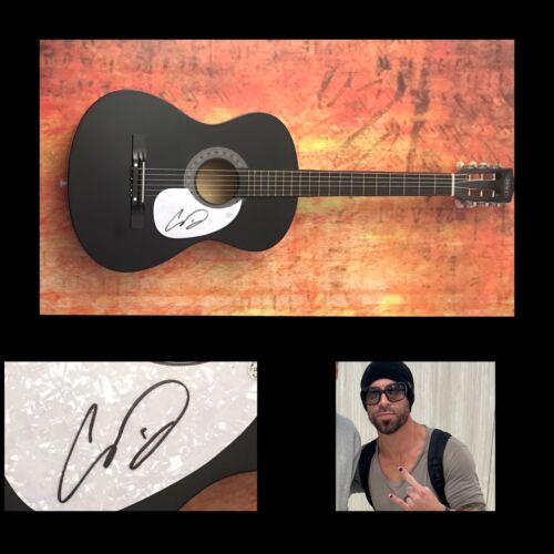 GFA OVER YOU & IT’S NOT OVER * CHRIS DAUGHTRY * SIGNED ACOUSTIC GUITAR COA COLLECTIBLE MEMORABILIA