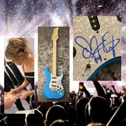 GFA SHATTER ME VIOLINIST * LINDSEY STIRLING * SIGNED ELECTRIC GUITAR PROOF COA COLLECTIBLE MEMORABILIA