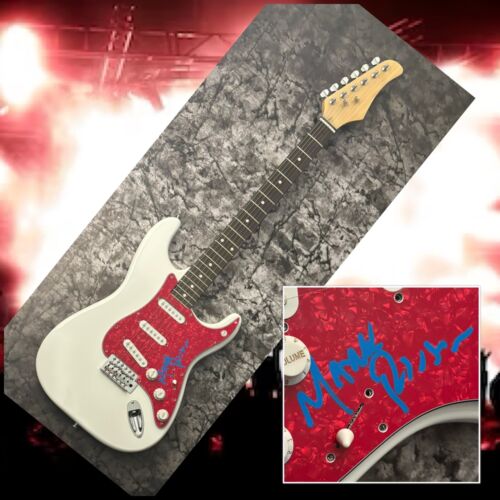 GFA UPTOWN FUNK GRAMMY PRODUCER * MARK RONSON * SIGNED ELECTRIC GUITAR COA COLLECTIBLE MEMORABILIA