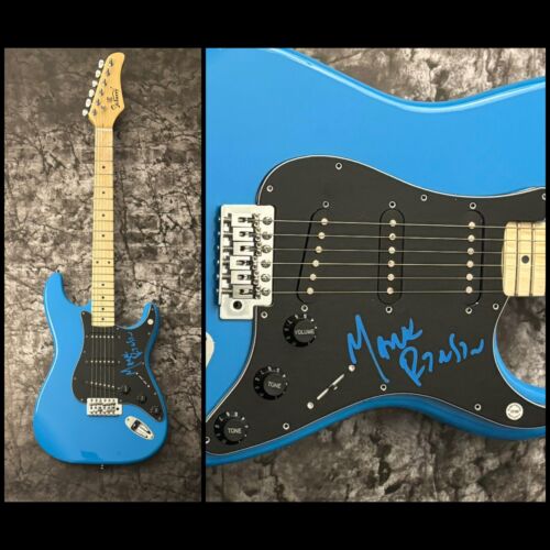 GFA UPTOWN FUNK GRAMMY PRODUCER * MARK RONSON * SIGNED ELECTRIC GUITAR COA COLLECTIBLE MEMORABILIA