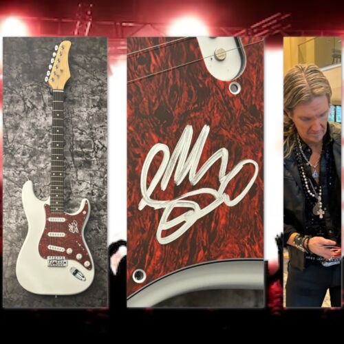 GFA WHITESNAKE BAND GUITARIST * JOEL HOEKSTRA * SIGNED ELECTRIC GUITAR PROOF COA COLLECTIBLE MEMORABILIA