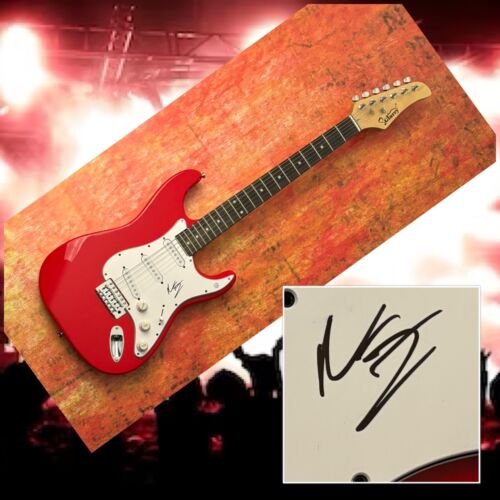 GFA YEAH YEAH YEAHS GUITARIST * NICK ZINNER * SIGNED ELECTRIC GUITAR PROOF COA COLLECTIBLE MEMORABILIA