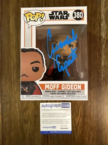 Star Wars Moff newest Gideon Funko pop signed by Giancarlo Esposito