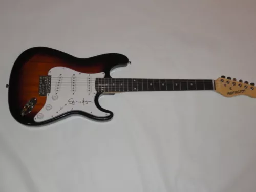 GLENN HUGHES SIGNED SUNBURST ELECTRIC GUITAR DEEP PURPLE BLACK SABBATH JSA COA