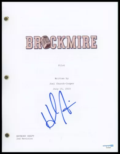 HANK AZARIA “BROCKMIRE” AUTOGRAPH SIGNED FULL COMPLETE PILOT EPISODE SCRIPT ACOA COLLECTIBLE MEMORABILIA