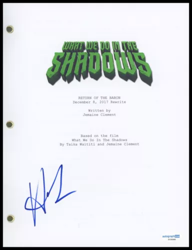 HARVEY GUILLEN “WHAT WE DO IN THE SHADOWS” SIGNED PILOT EPISODE SCRIPT C ACOA COLLECTIBLE MEMORABILIA