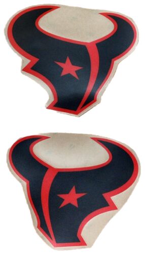 HOUSTON TEXANS FULL SIZE FOOTBALL HELMET LUNAR DECALS 3M HIGH QUALITY COLLECTIBLE MEMORABILIA