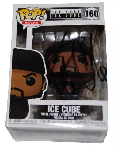 ICE CUBE SIGNED POP ROCKS (NWA) O’SHEA JACKSON #216 FUNKO POP BECKETT BM39118 COLLECTIBLE MEMORABILIA
