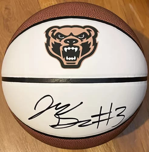 JACK GOHLKE SIGNED AUTOGRAPHED OAKLAND GOLDEN GRIZZLES LOGO BASKETBALL JSA COA COLLECTIBLE MEMORABILIA