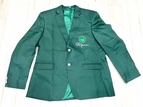 JACK NICKLAUS HAND SIGNED MASTERS GREEN JACKET AUGUSTA NATIONAL Beckett Letter