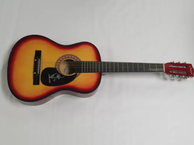 JAKOB DYLAN SIGNED SUNBURST ACOUSTIC GUITAR THE WALLFLOWERS BOB JSA COA