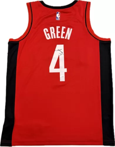 JALEN GREEN SIGNED JERSEY PSA/DNA HOUSTON ROCKETS AUTOGRAPHED COLLECTIBLE MEMORABILIA