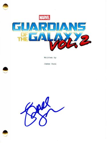 JAMES GUNN SIGNED GUARDIANS OF THE GALAXY 2 SCRIPT AUTHENTIC AUTOGRAPH COLLECTIBLE MEMORABILIA