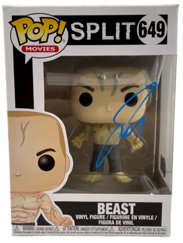 JAMES MCAVOY SIGNED BEAST FUNKO SPLIT 649 AUTHENTIC AUTOGRAPH BECKETT COLLECTIBLE MEMORABILIA
