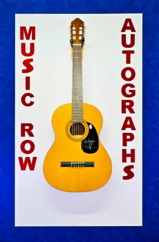 JAMES TAYLOR SIGNED AUTOGRAPH CLASSICAL GUITAR JSA COA FIRE AND RAIN COLLECTIBLE MEMORABILIA