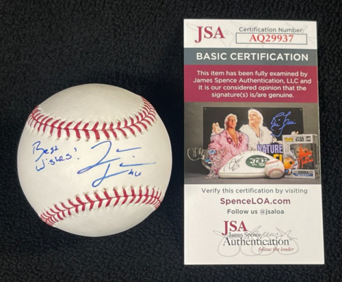 JAMESON TAILLON SIGNED NEW YORK YANKEES OML BASEBALL JSA COA COLLECTIBLE MEMORABILIA