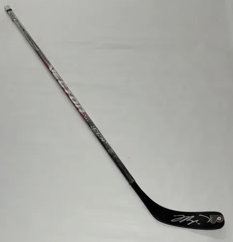 JAMIE DRYSDALE SIGNED CCM HOCKEY STICK PHILADELPHIA FLYERS AUTOGRAPHED PROOF COLLECTIBLE MEMORABILIA