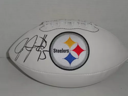 JARVIS JONES SIGNED PITTSBURGH STEELERS LOGO FOOTBALL GEORGIA