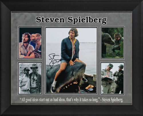 Jaws Steven Spielberg Authentic Signed 11x14 Framed Photo BAS #D43208 ...