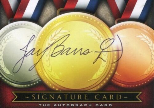 JAY BARRS US OLYMPIC GOLD SILVER MEDAL ARCHER ARCHERY SIGNED AUTOGRAPH SKETCH COLLECTIBLE MEMORABILIA