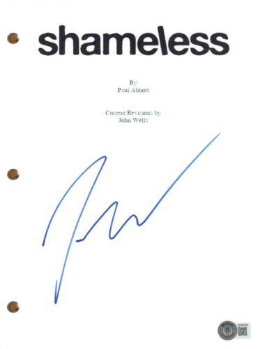 JEREMY ALLEN WHITE SIGNED SHAMELESS PILOT EPISODE SCRIPT SCREENPLAY BECKETT COA COLLECTIBLE MEMORABILIA