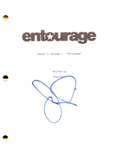 JEREMY PIVEN SIGNED AUTOGRAPH ENTOURAGE FULL PILOT SCRIPT SCREENPLAY – ARI GOLD COLLECTIBLE MEMORABILIA