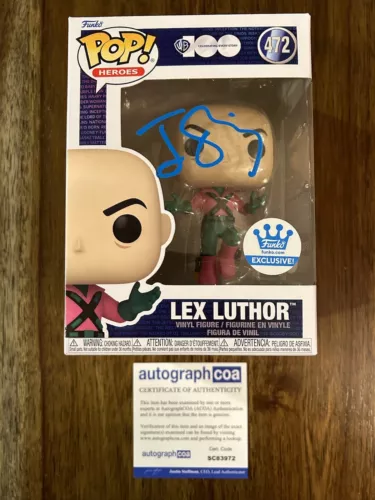 Jesse Eisenberg ‘Batman Vs. Superman’ Signed Funko Pop ‘Lex Luthor’ DC ACOA
