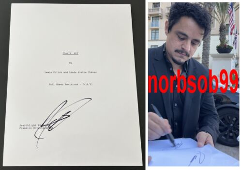 JESSE GARCIA SIGNED AUTOGRAPH FLAMIN’ HOT FULL MOVIE SCRIPT W/EXACT PROOF COLLECTIBLE MEMORABILIA