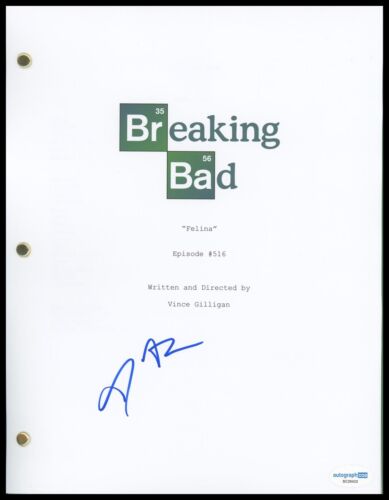 JESSE PLEMONS “BREAKING BAD” AUTOGRAPH SIGNED FULL ‘FELINA’ EPISODE SCRIPT ACOA COLLECTIBLE MEMORABILIA