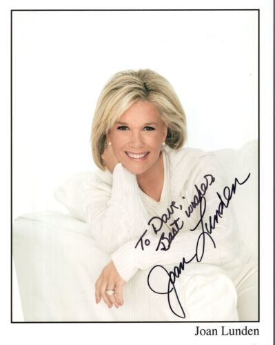 JOAN LUNDEN HAND SIGNED 8x10 COLOR PHOTO+COA BEAUTIFUL POSE TO DAVE ...