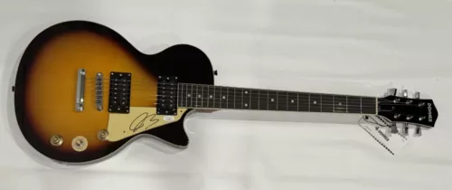 JOE BONAMASSA SIGNED SUNBURST DLP ELECTRIC GUITAR VERY RARE JSA COA COLLECTIBLE MEMORABILIA