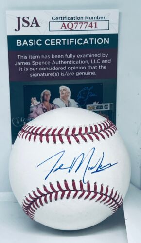 JOE MANCHIN WEST VIRGINIA SENATOR SIGNED OFFICIAL MLB BASEBALL AUTOGRAPHED JSA COLLECTIBLE MEMORABILIA