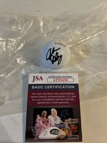JOHN DALY SIGNED AUTOGRAPH LOGO GOLF BALL JSA COA TITLEIST