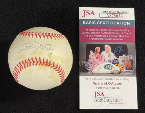 JOHN DOHERTY SIGNED DETROIT TIGERS OAL BASEBALL JSA COA COLLECTIBLE MEMORABILIA