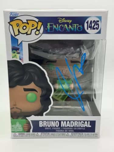 JOHN LEGUIZAMO “ENCANTO” AUTOGRAPH SIGNED ‘BRUNO MADRIGAL’ 1425 FUNKO POP ACOA COLLECTIBLE MEMORABILIA