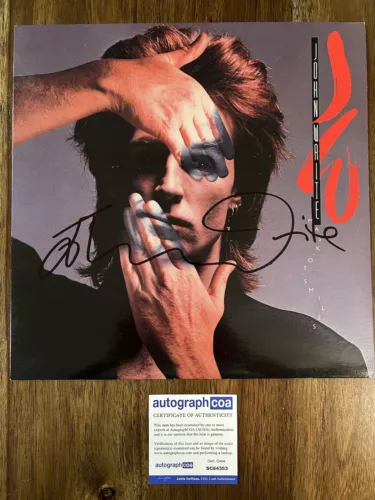 JOHN WAITE ‘MASK OF SMILES’ SIGNED VINYL ALBUM ACOA COA LP RECORD COLLECTIBLE MEMORABILIA