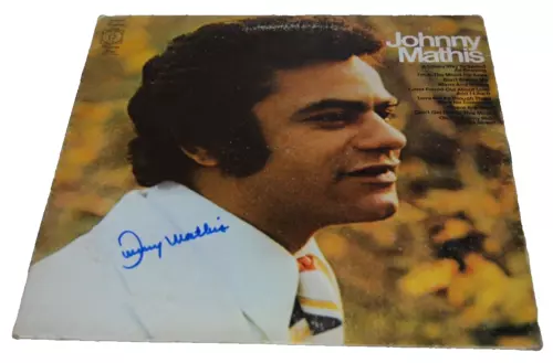 JOHNNY MATHIS SIGNED A LOVELY WAY VINYL ALBUM RECORD BECKETT BAS BM02721 COLLECTIBLE MEMORABILIA