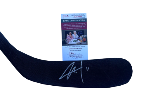 JORDAN STAAL SIGNED CAROLINA HURRICANES HOCKEY STICK JSA COA COLLECTIBLE MEMORABILIA