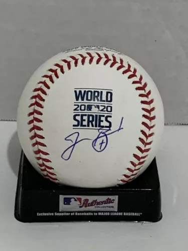 JOSH BARD SIGNED 2020 WORLD SERIES BASEBALL LOS ANGELES DODGERS CHAMPS JSA COA COLLECTIBLE MEMORABILIA