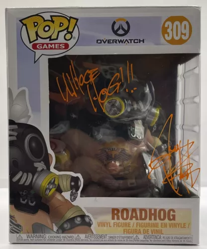 JOSH PETERSDORF OVERWATCH ROADHOG #309 SIGNED FUNKO POP AUTOGRAPHED AUTO PSA/DNA COLLECTIBLE MEMORABILIA