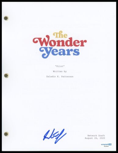 JULIAN LERNER “THE WONDER YEARS” AUTOGRAPH SIGNED FULL PILOT EPISODE SCRIPT ACOA COLLECTIBLE MEMORABILIA