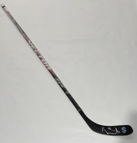 KAILER YAMAMOTO SIGNED FULL SIZE HOCKEY STICK SEATTLE KRAKEN COLLECTIBLE MEMORABILIA