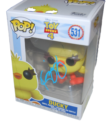 KEEGAN-MICHAEL KEY SIGNED (TOY STORY 4) DUCKY #531 FUNKO POP PSA/DNA AN61454 COLLECTIBLE MEMORABILIA
