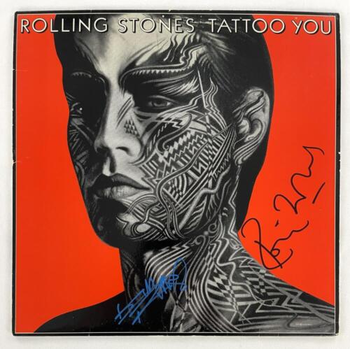 KEITH RICHARDS RONNIE WOOD SIGNED AUTOGRAPH ALBUM RECORD ROLLING STONES JSA COA COLLECTIBLE MEMORABILIA