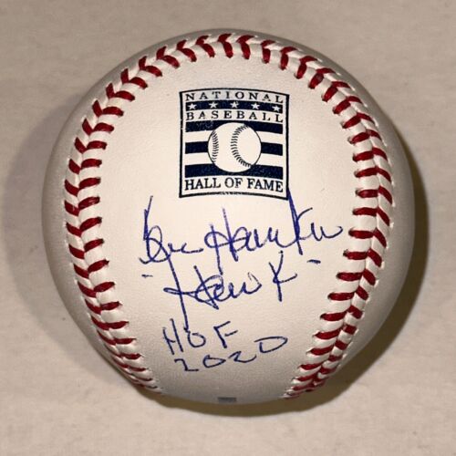 KEN HARRELSON SIGNED OFFICIAL MLB HALL OF FAME BASEBALL BAS HAWK & HOF INS COLLECTIBLE MEMORABILIA