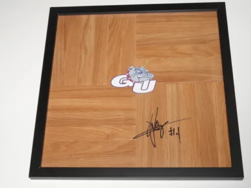 KEVIN PANGOS SIGNED FRAMED 12X12 FLOORBOARD GONZAGA BULLDOGS LEGEND RARE